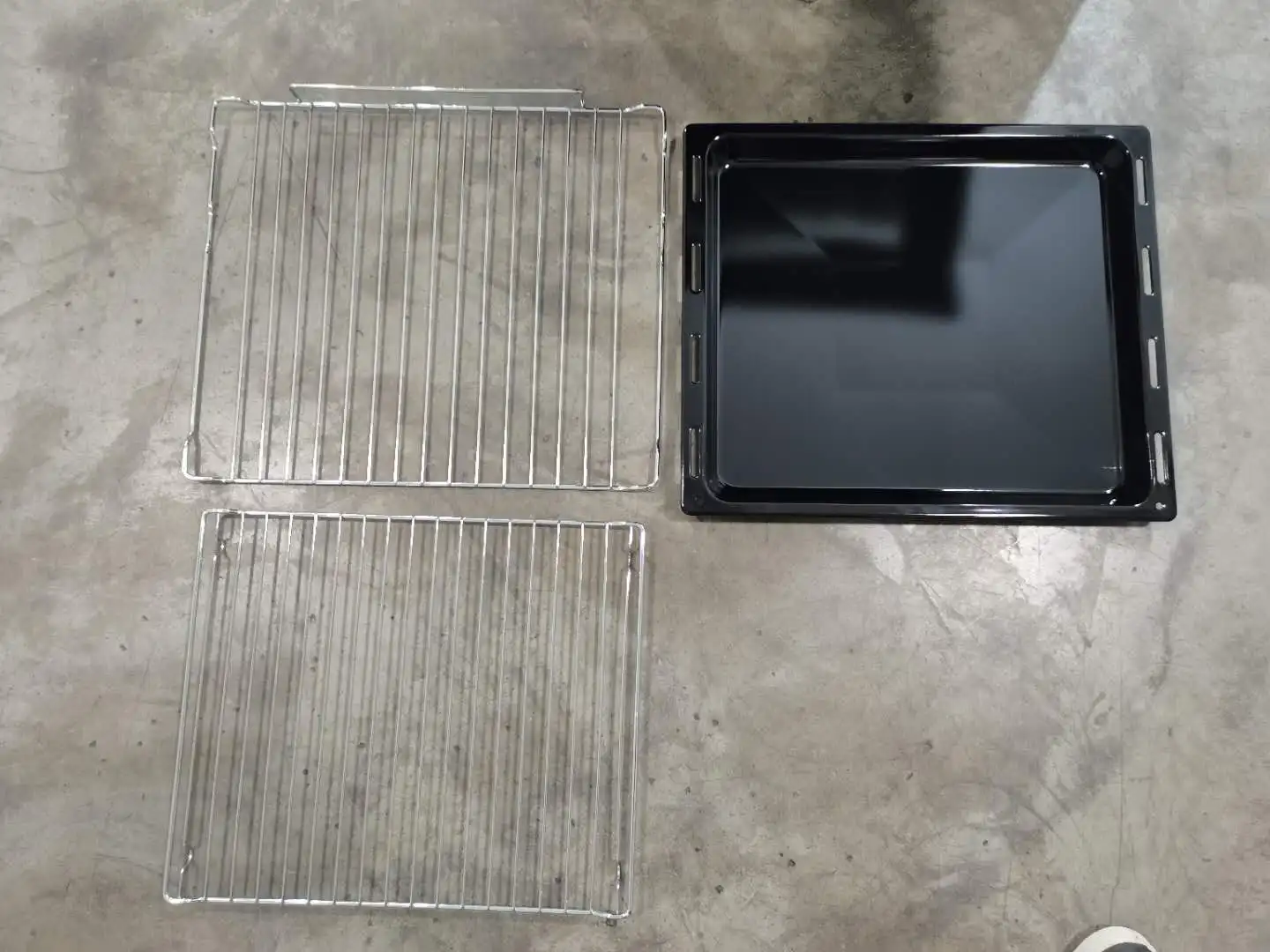 60L Built-in Electric Convection Oven Sensor/ถาดอบเดี่ยว OEM ย่าง X 1 แก๊สเตา 4 Burner Hornos ไฟฟ้า 2200