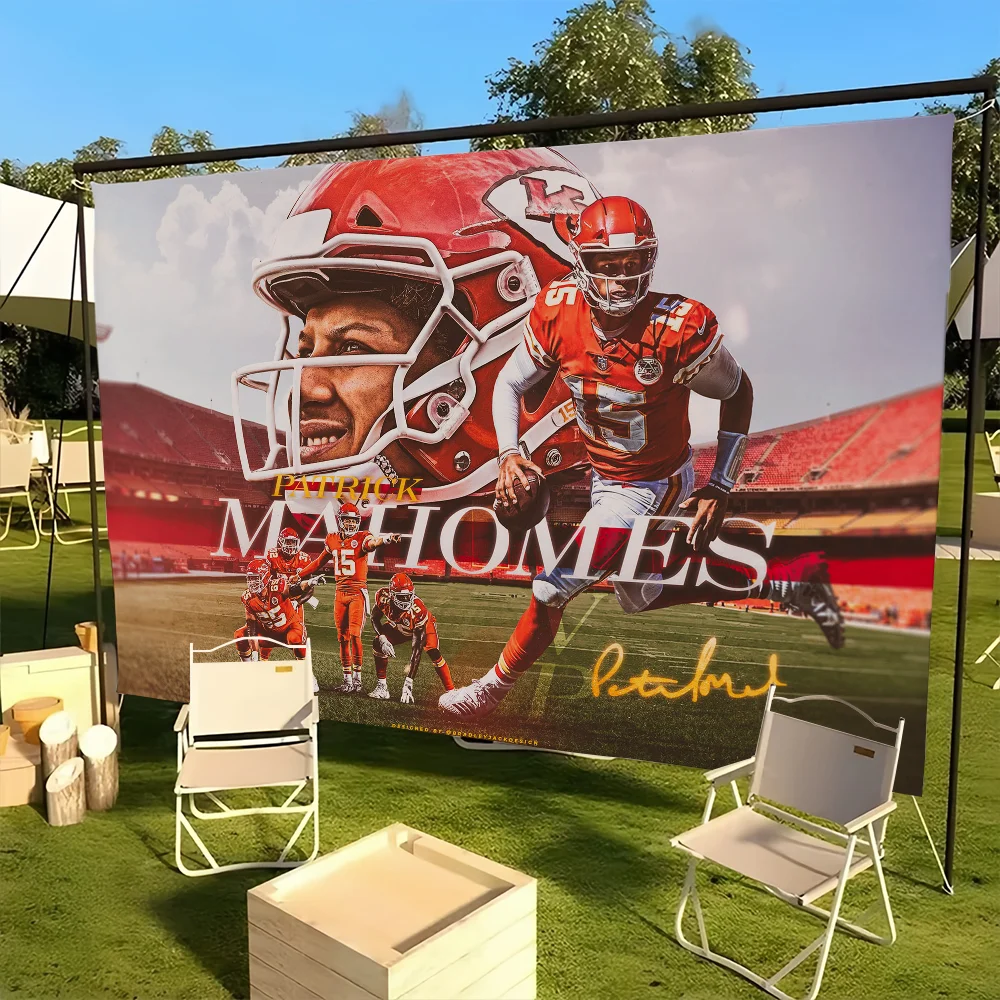 American Football K-Kansas City C-Chiefs Cool flag For Picnic Art Home Decoration Party Outdoor Camping Banner