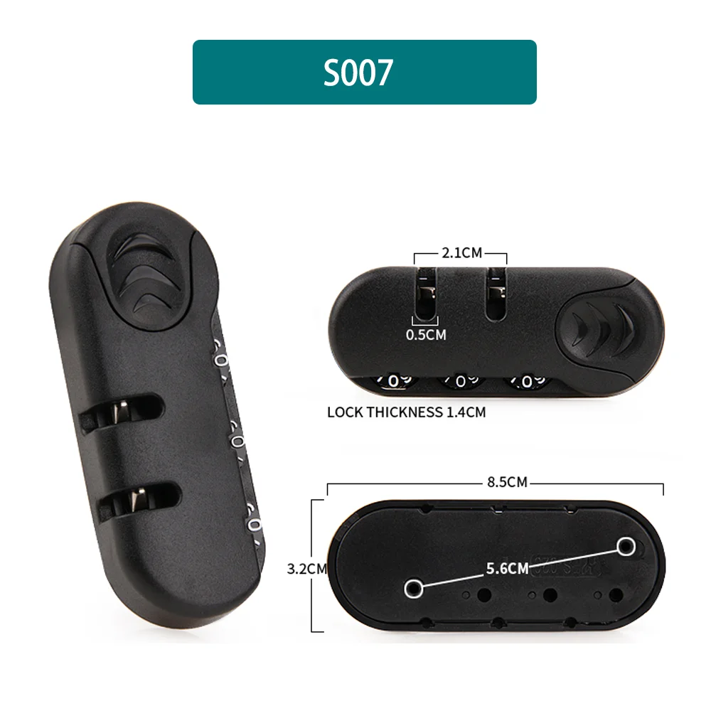 TSA Fixed Suitcase Frame Lock Durable Built-in Luggage Lock Accessories Heavy Duty Parts Ideal For Business Travelers