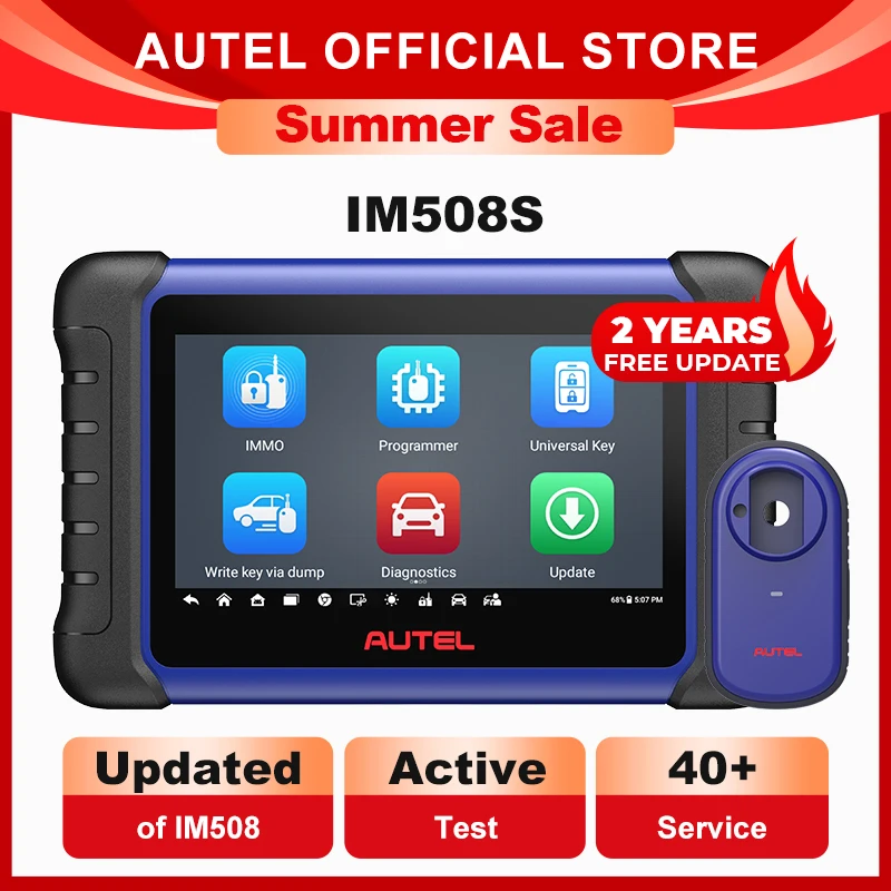 Autel MaxiIM IM508S XP400 PRO OBD2 Automotive Scanner IMMO Key Programming Diagnostic Tools For All Cars All-in-One Programmer
