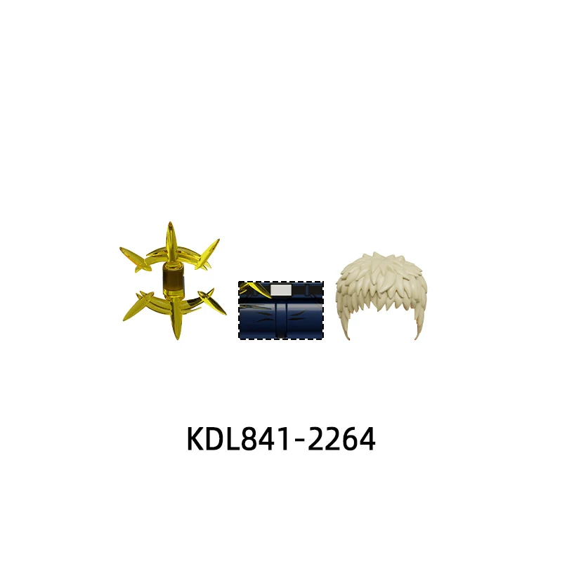 KDL841 الأسلحة السراويل أجزاء الشعر عمل أرقام قفازات السيف نموذج كتل MOC الطوب مجموعة الهدايا اللعب