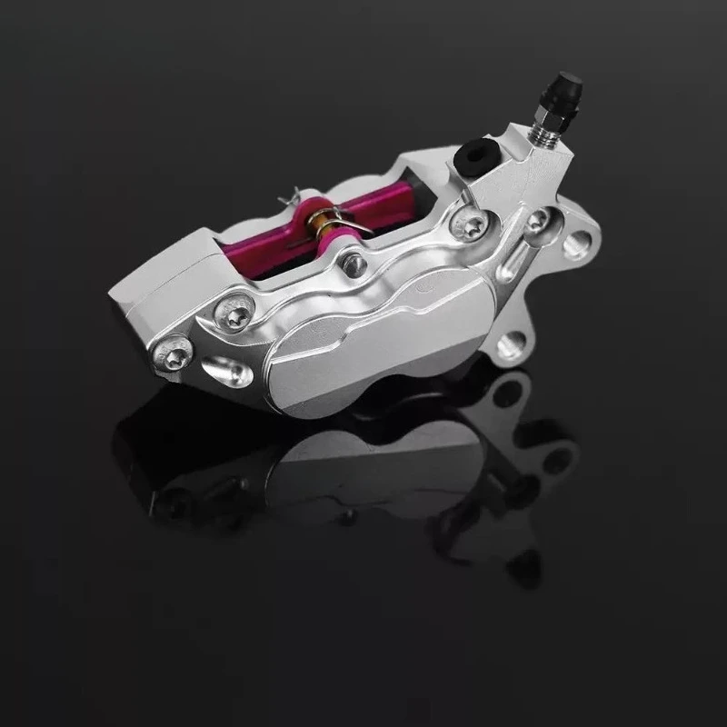 CNC Anodized Axial Brake Caliper 40mm Hole Pitch Universal Motorcycle Scooter Replacement Brake Accessory