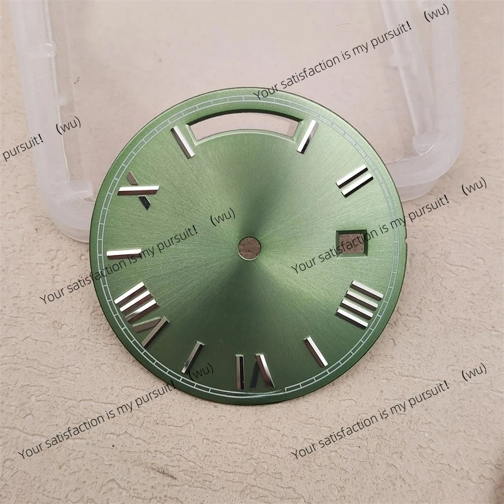 ZOCI-31mm Day Date Dial Sky Blue Dial 8285 Watch Faces for 8285 Movement Watch Modification Accessories