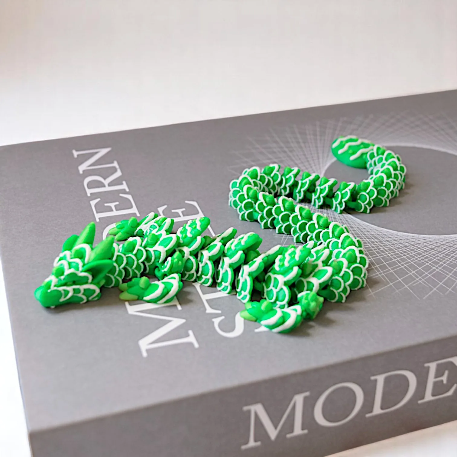 3D Gedruckt Cookie Drachen Spielzeug Gemeinsame Bewegliche Rotierenden Kreative Chinesische Sakura Drachen Modell Stress Relief Spielzeug Geschenke Hause Dekoration