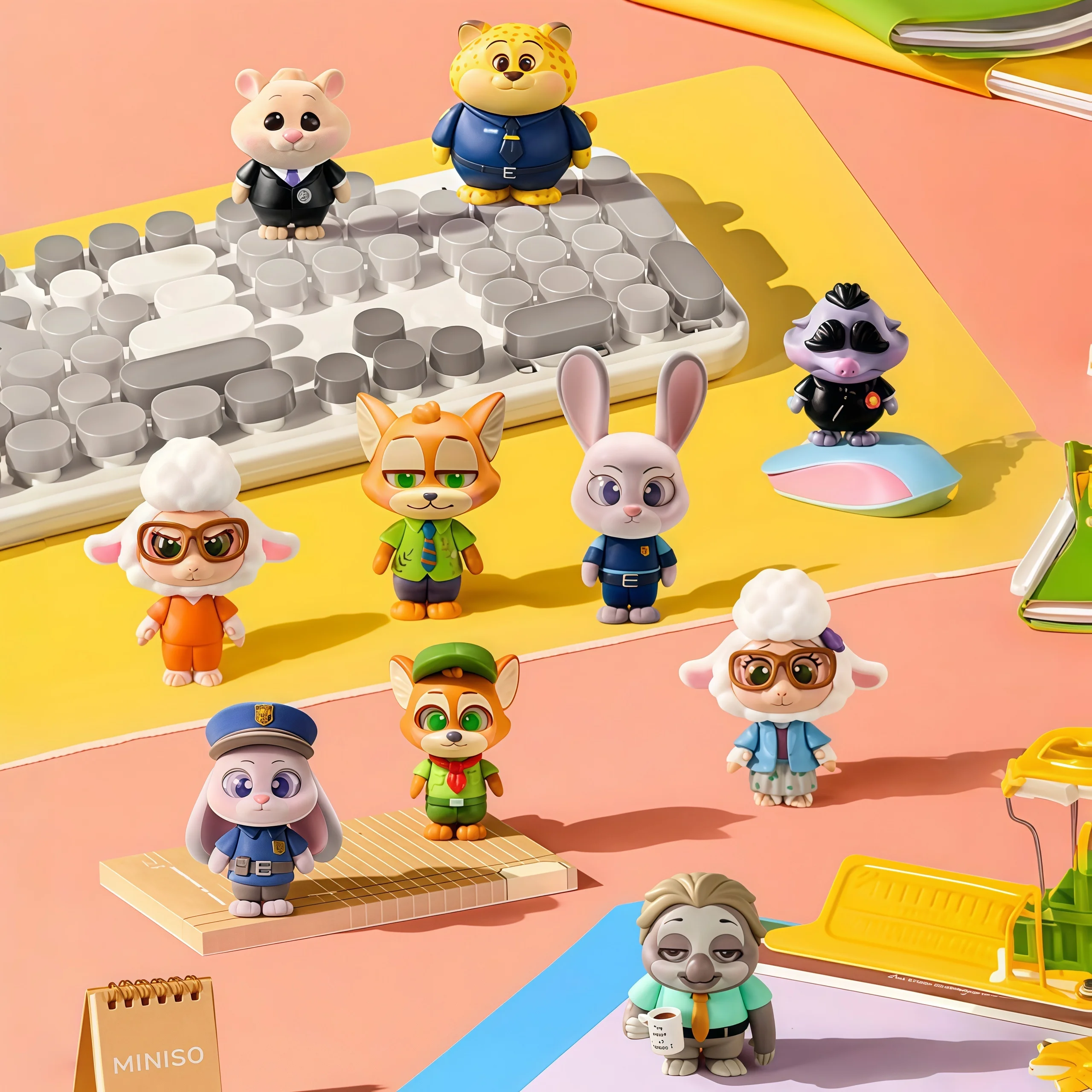 Zootopia Daily Life Series слепая коробка фигурка милые настольные украшения декоративные трендовые игрушки рождественские подарки для всех возрастов