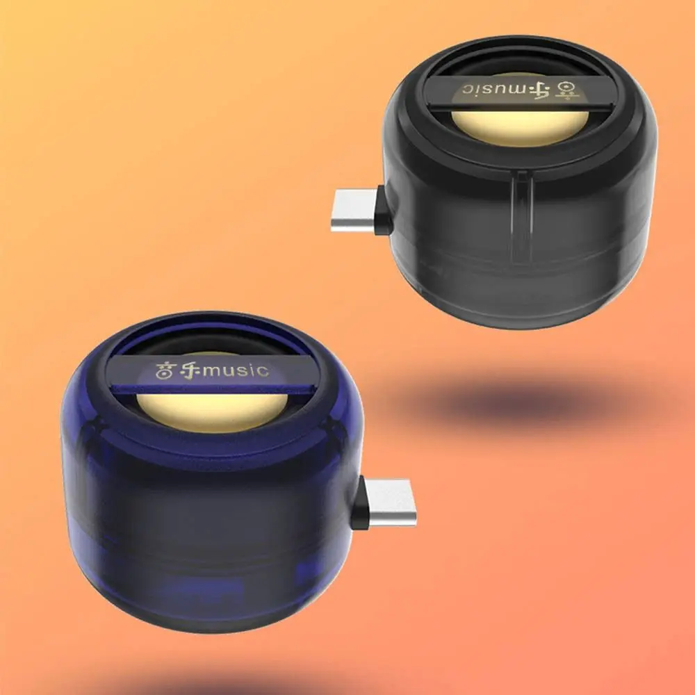 Portable Type-C Plug Type-C Speaker Loudspeaker Subwoofer Cellphone Sound Amplifier Plug-and-play Mini Sound Box Mobile Phone