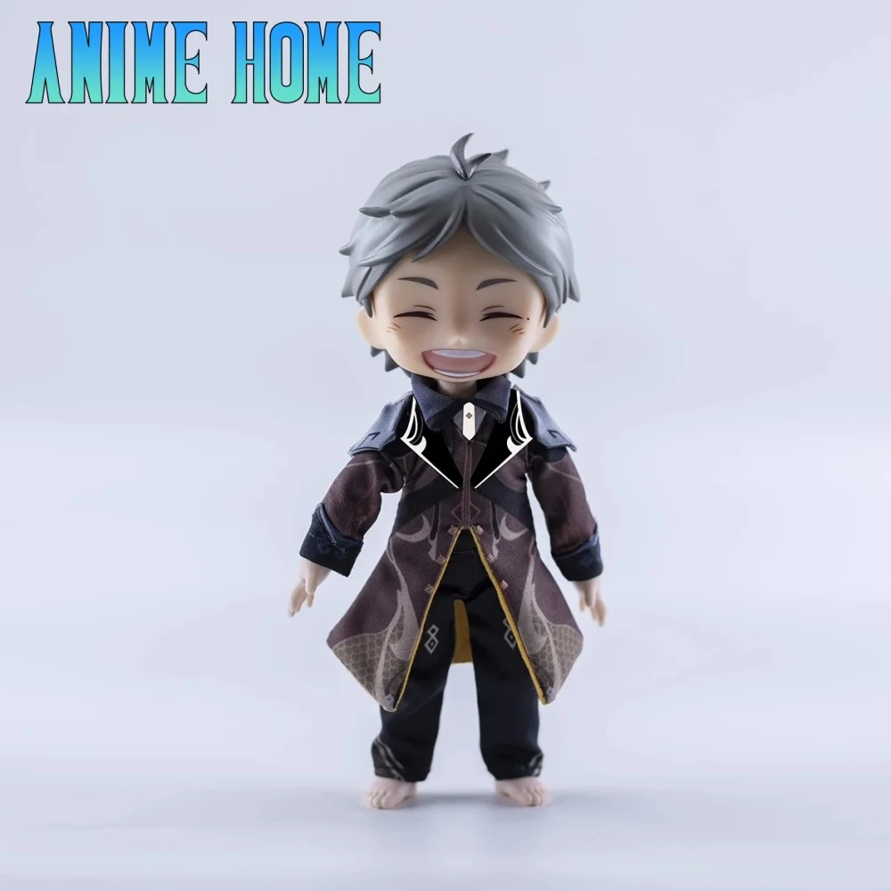 BJD Clothes Game Genshin Impact Zhongli Zhong Li Role Cos Handmade Costume OB11 Clothes Outfit Doll Toy Cosplay Props