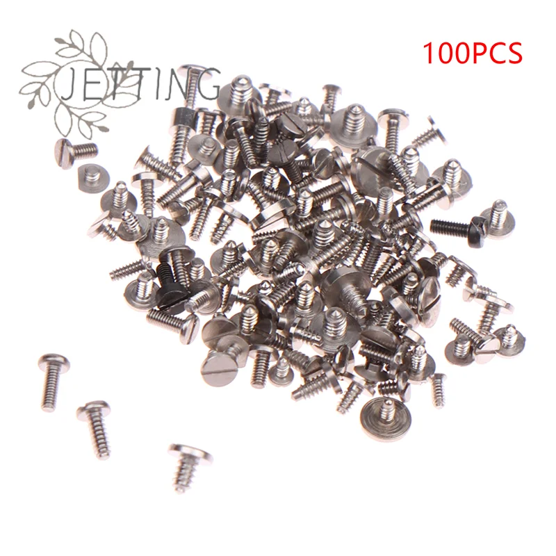 Hot 100Pcs Tiny Precision Mixed Multi-size Watch Screws Movement Repair Tools Part For Watchmaker