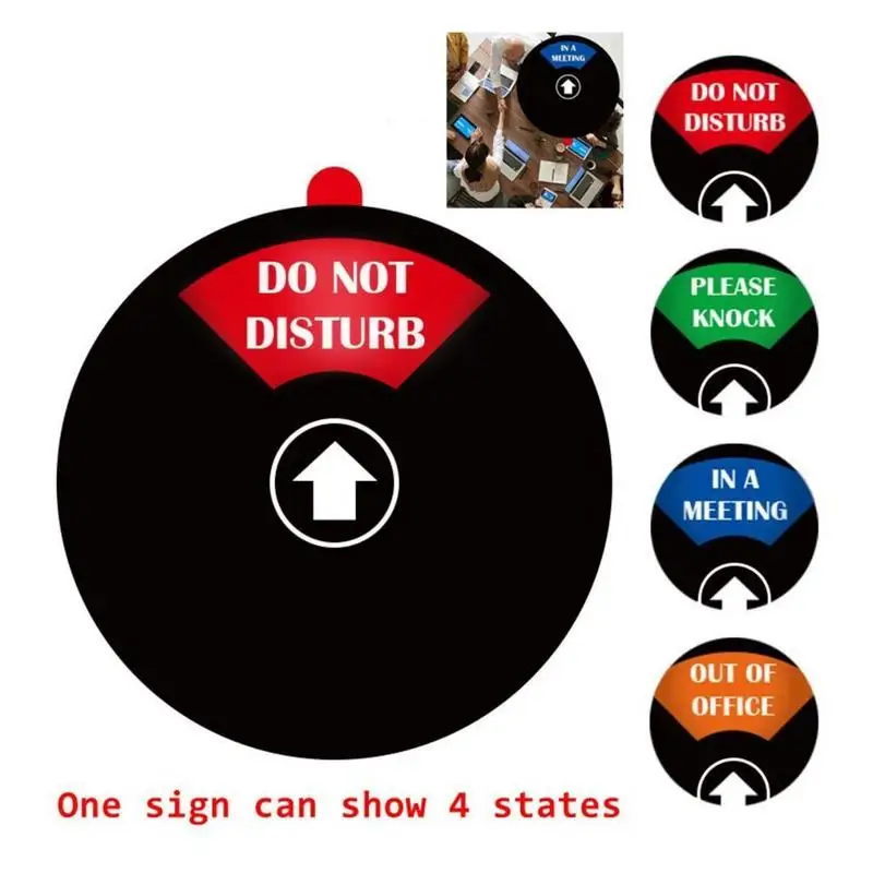 Sign Do Disturb Not Door Privacy Office Indicator Please Knock Welcome Slider Signs Conference Occupied Plaque Signboard