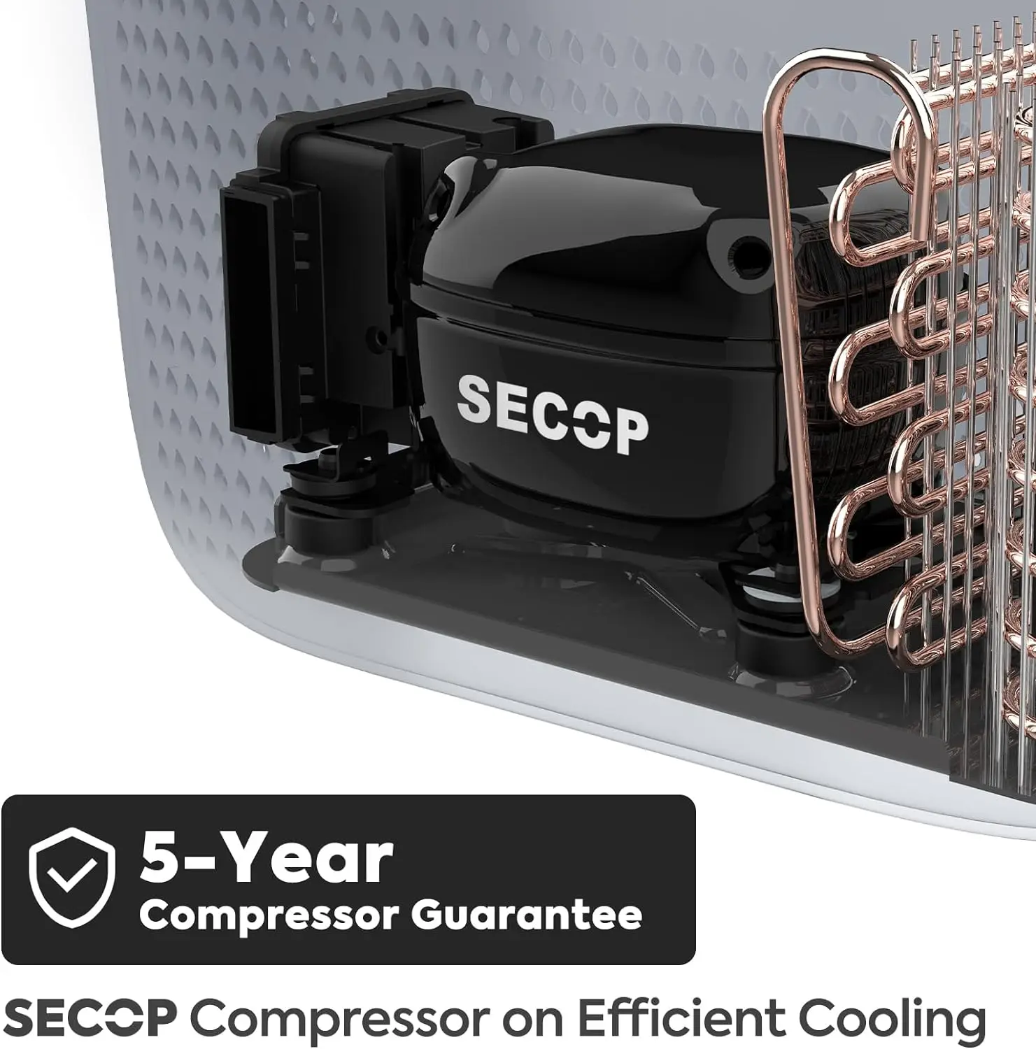 ตู้เย็นพกพา GO20 iceco แบบ Dual Zone พร้อมคอมเพรสเซอร์ secop 20ลิตร/21 QUART DC 12/24V AC 100-240V