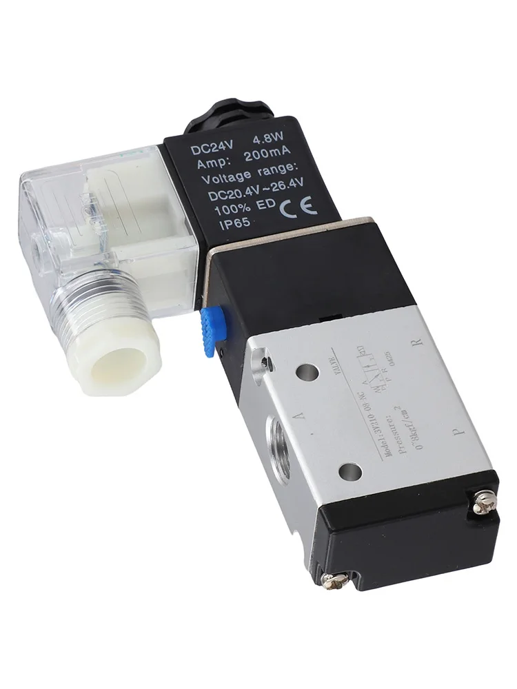 Pneumatics Simplified with the Airtac Three Way Two Position Valves Designed to Operate on a Standard Voltage of Twenty Four