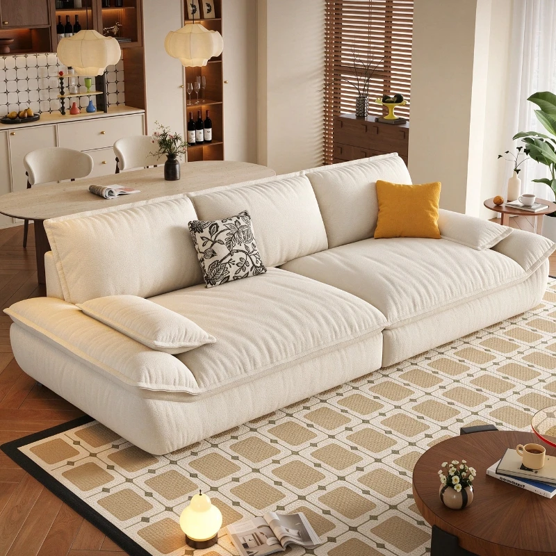 Home Furniture Modern Simple Cat Grab Cloth Sofa Living Room Small Apartment Removable Light Luxury High-end Living Room Sofa