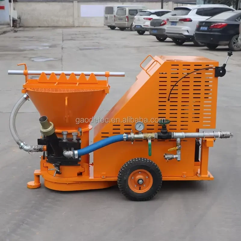 Adjustable Output diesel Refractory Gunning Machine for Refractory Installing Projects