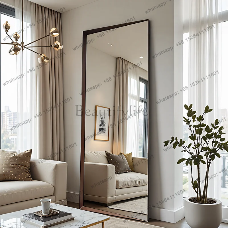 

D14 medieval wall French home bedroom floor mirror clothing store fitting mirror