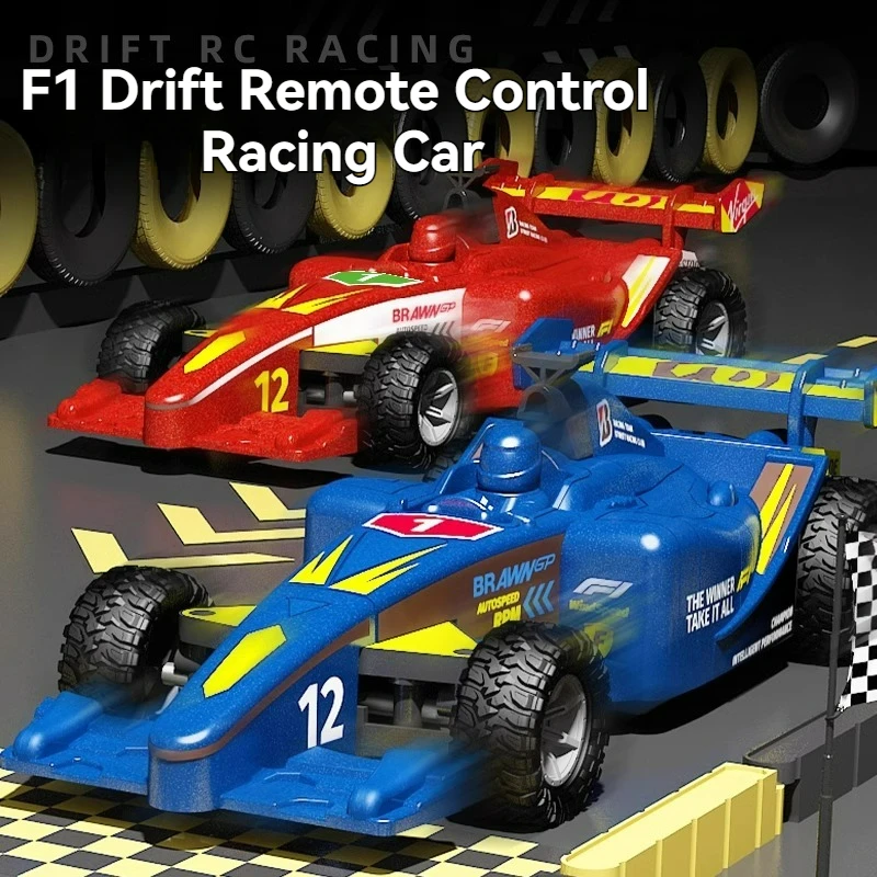 F1 RC Car Formula Remote Control Vehicle Toy Moving Racing High-Speed Drifting Sports Car 2.4G Toys for Boys Kids Birthday Gifts