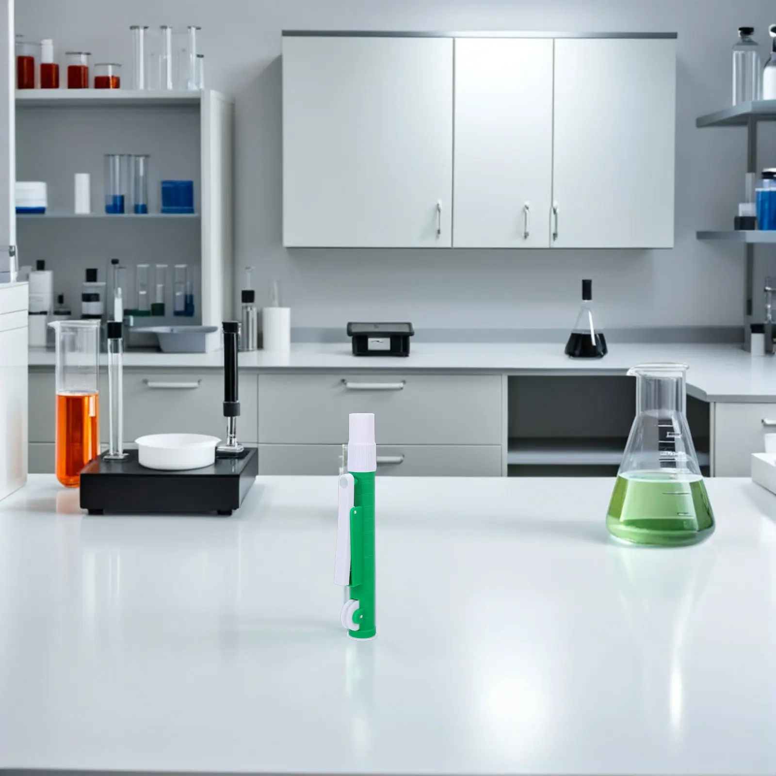 Pipett Pump For Biochemistry Laboratory School Science Lab Micropipette Green Variable Volume High Accurate Pipettor