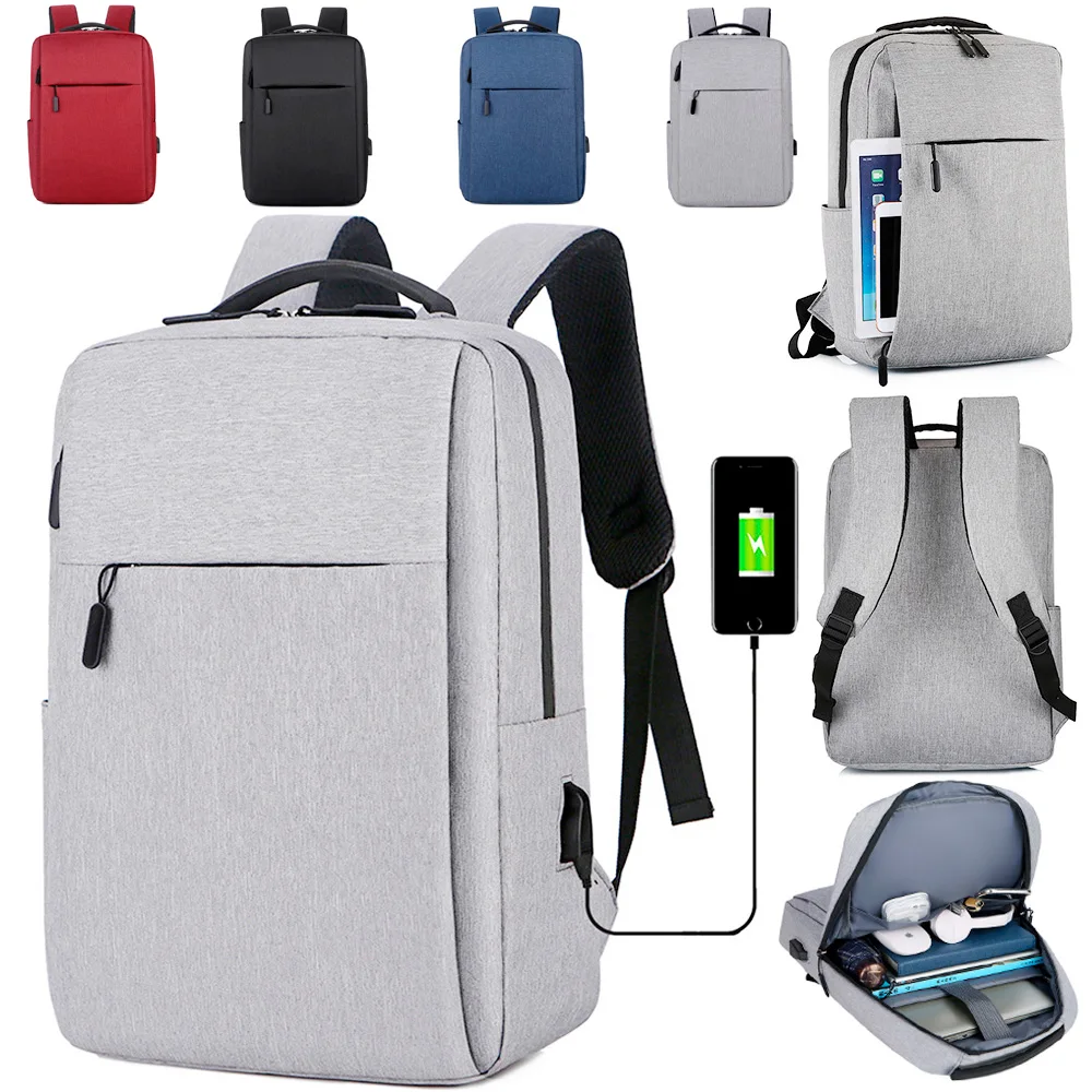 Laptop Backpack Travel Multifunctional Large Capacity Male Usb Charging Computer School Backpacks Oxford Waterproof Bag Men Miss