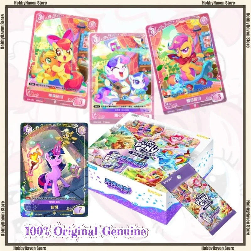 

In Stock Card Game My Little Pony Disorder Moment Replenishment Pack Genuine Peripheral Set Exchange Battle Card Collection Gift