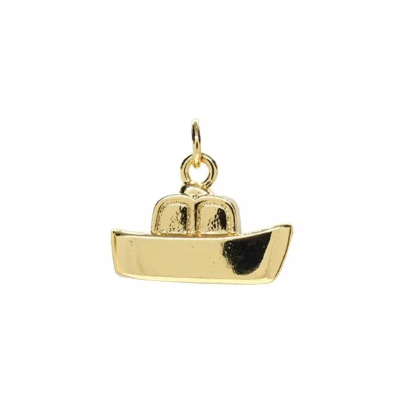 2Pcs Gold Color Charms Pendant Ship Copper  Approx 17.7x16.1mm Jewelry Special Gift For Women