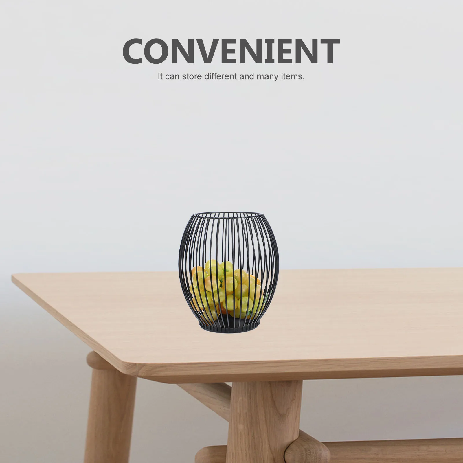

1pc Simple Style Large Capacity Iron Wire Fruit Basket For Home Hotel Decoration Coffee Pod Holder Storage Basketmetal Vegetable