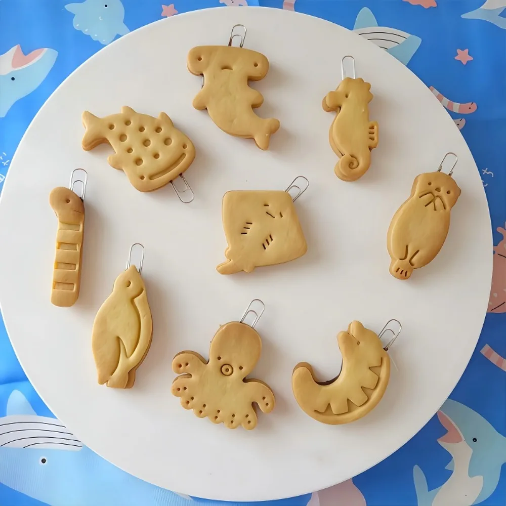 

INS морское животное мягкая керамика резак для полимерной глины дельфин морской конек осьминог режущий инструмент