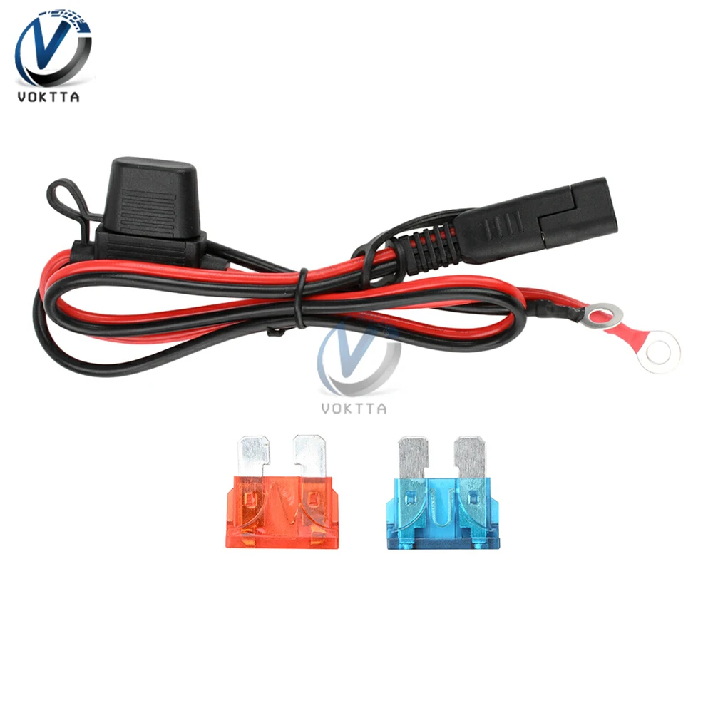 16AWG SAE Kabel Ekstensi Adaptor Kabel Rilis Cepat Kabel Surya SAE Ke Konektor O-ring untuk Pengisi Daya Baterai Catu Daya Utama
