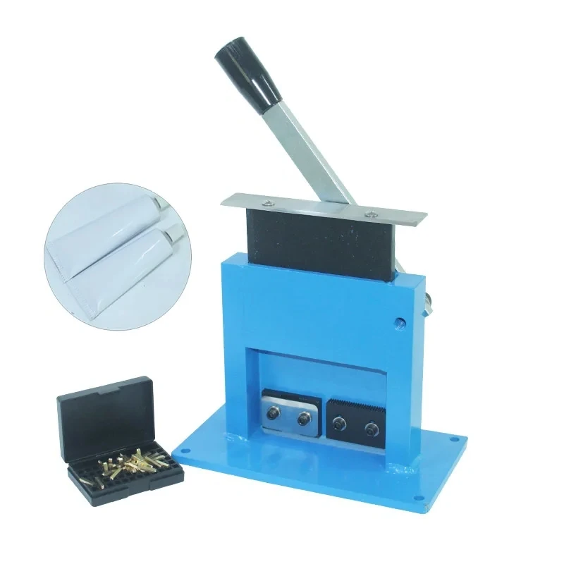 Semi-automatic Manual Table Top Ultrasonic Toothpaste Tube Sealing Machine Aluminium Plastic Pipe Sealing Tail Machine