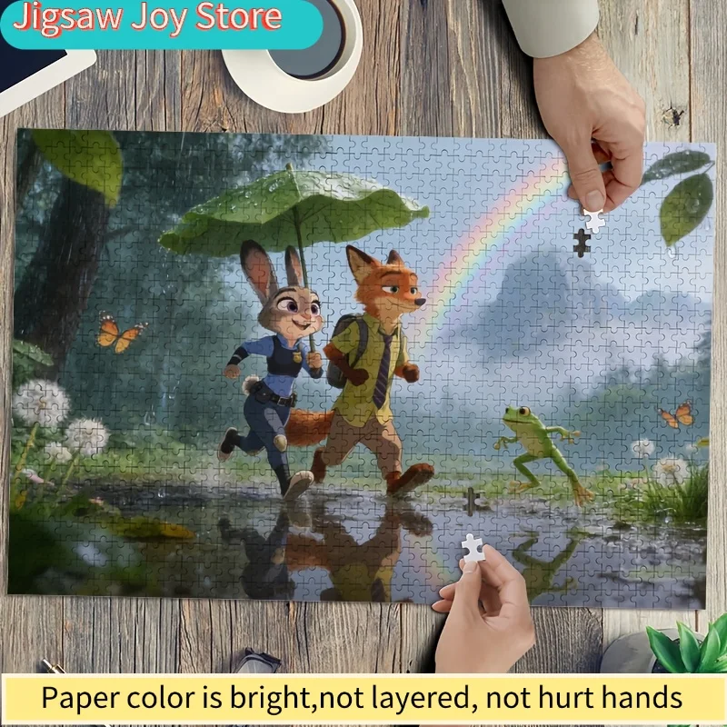 

Пазл-головоломка 1000 деталей «Джуди Хоппс и Ник Вайлд» из «Зоотопии» (Дисней), для всей семьи, для взрослых, на день рождения