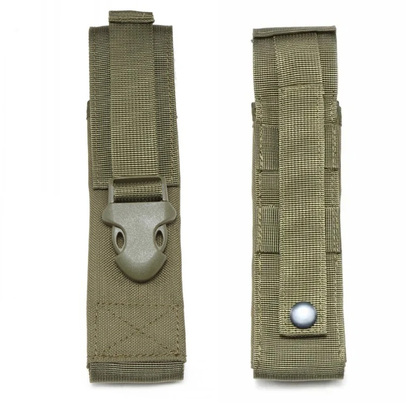 Taschenlampe Tasche Taschenlampe Halter Fall Molle EDC Werkzeug Taille Tasche Outdoor Sport Camping Wandern Jagd Zubehör Schere abdeckung