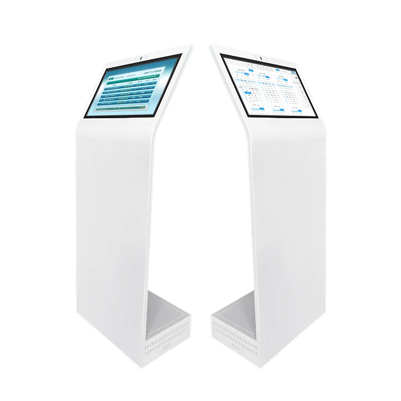 

21.5" Indoor Lcd Display Interactive Touch Screen and Camera Kiosks Digital Floor Standing Horizontal Inquiry Information Kiosk