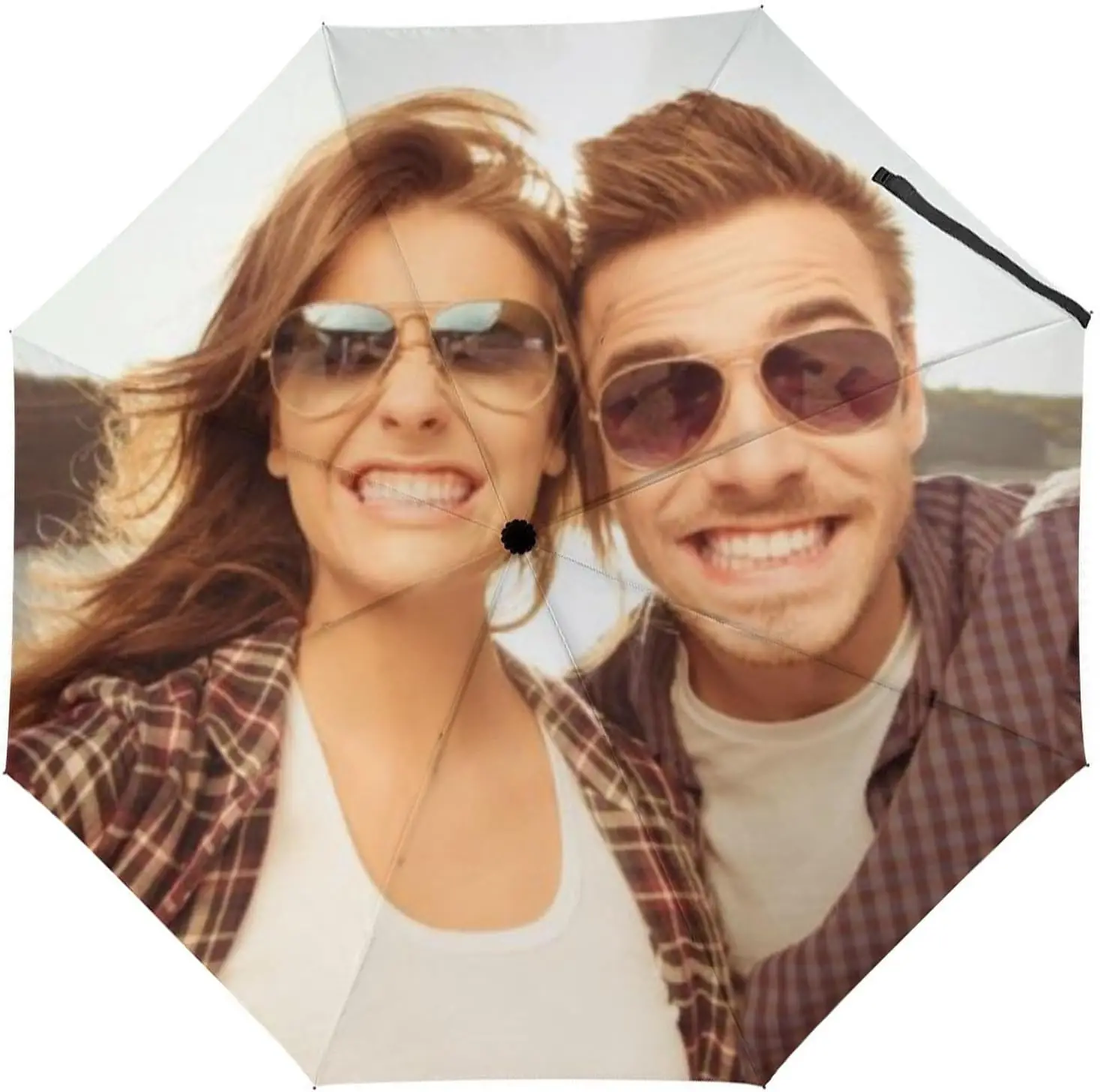 Custom Umbrella,Customized Images and Text Umbrellas,Personalised Folding Portable Umbrella for Men, Women and Family, Rain, Sun