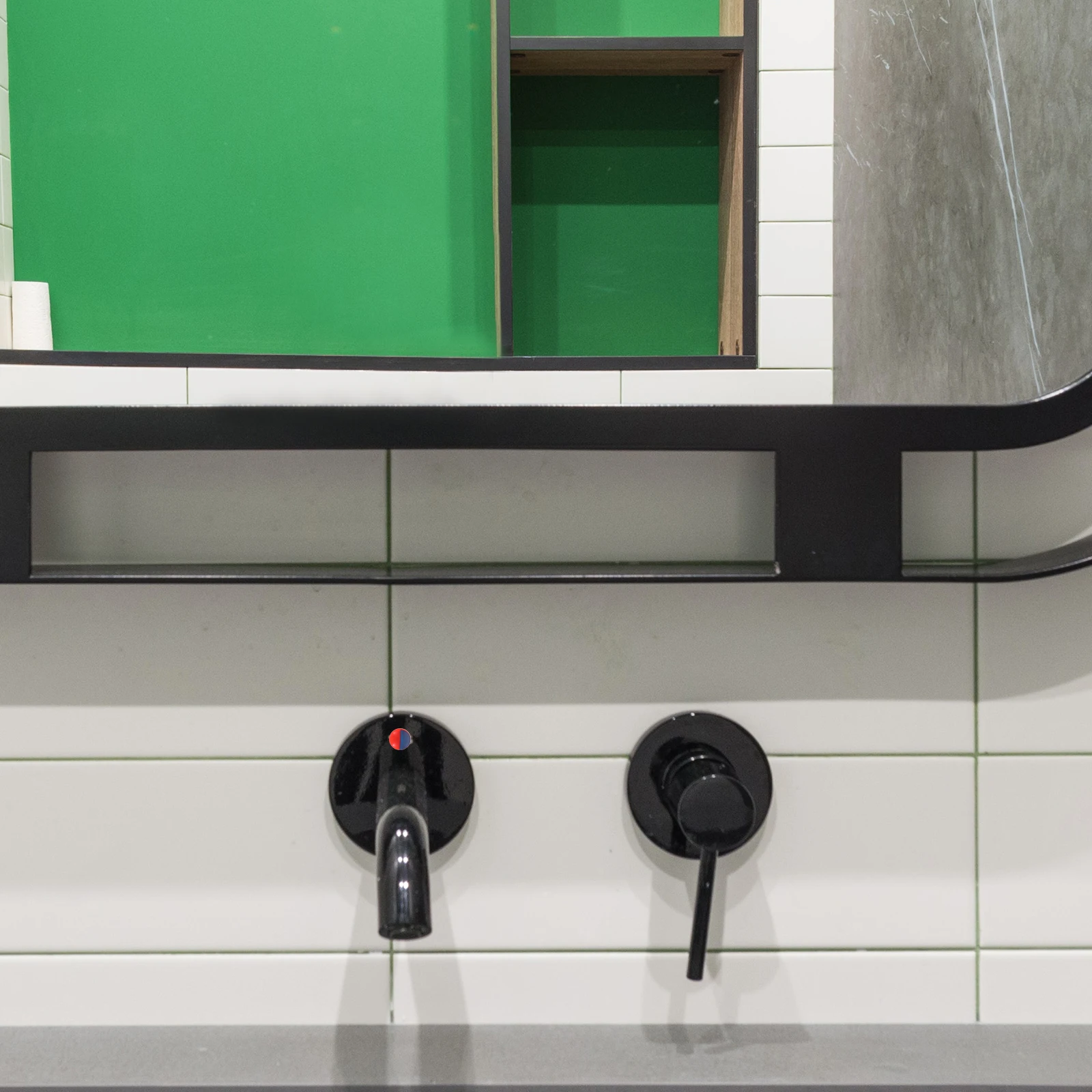 

Комплект из 5 заглушек для отверстий под смеситель на кухонной раковине, красные и синие, с термостойкими колпачками, универсальные, гладкая поверхность, современный стиль