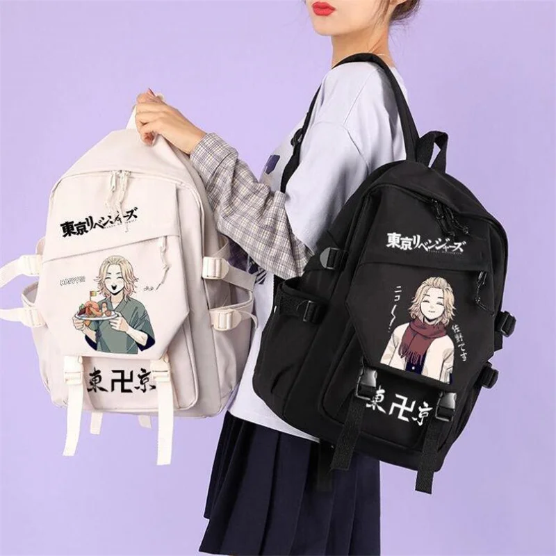 Anime Tokyo Revengers Cartoon Backpack Mochila Teenarges Schoolbag Laptop Bags Mikey Draken Men Women Fashion Outdoor Shoulder