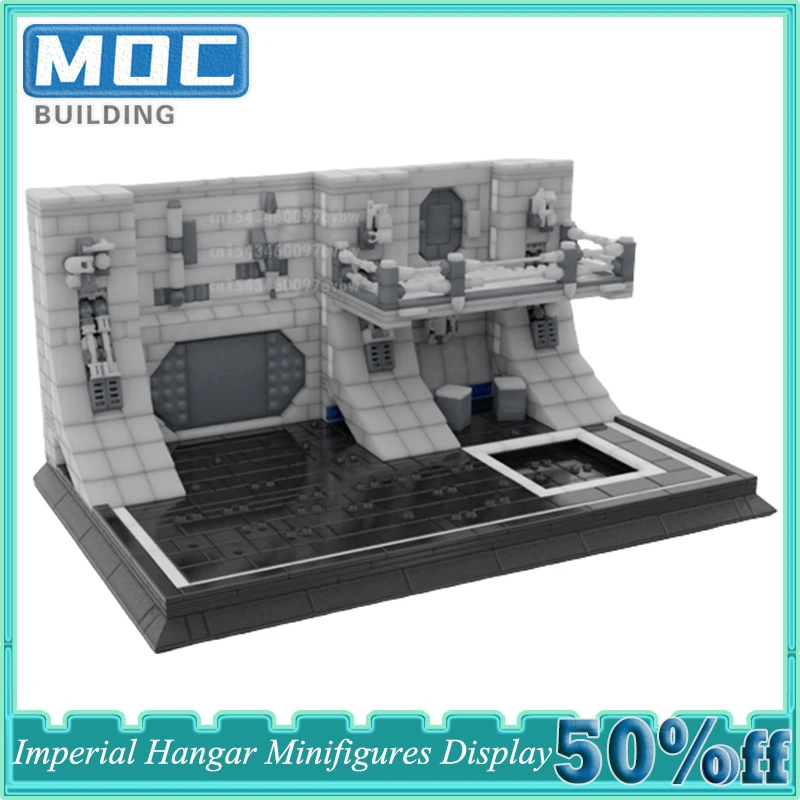 Moc Space Wars Building Blocks Imperial Hangar Display Collection Expert Model Creative Bricks Toys holiday Gifts