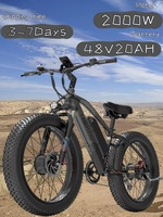 LANKELEISI MG740PLUS Adult Electric Bicycle 2000W Powerful Motor 48V20A Battery Electric bike 26-Inch Fat Tire All Terrain EBike