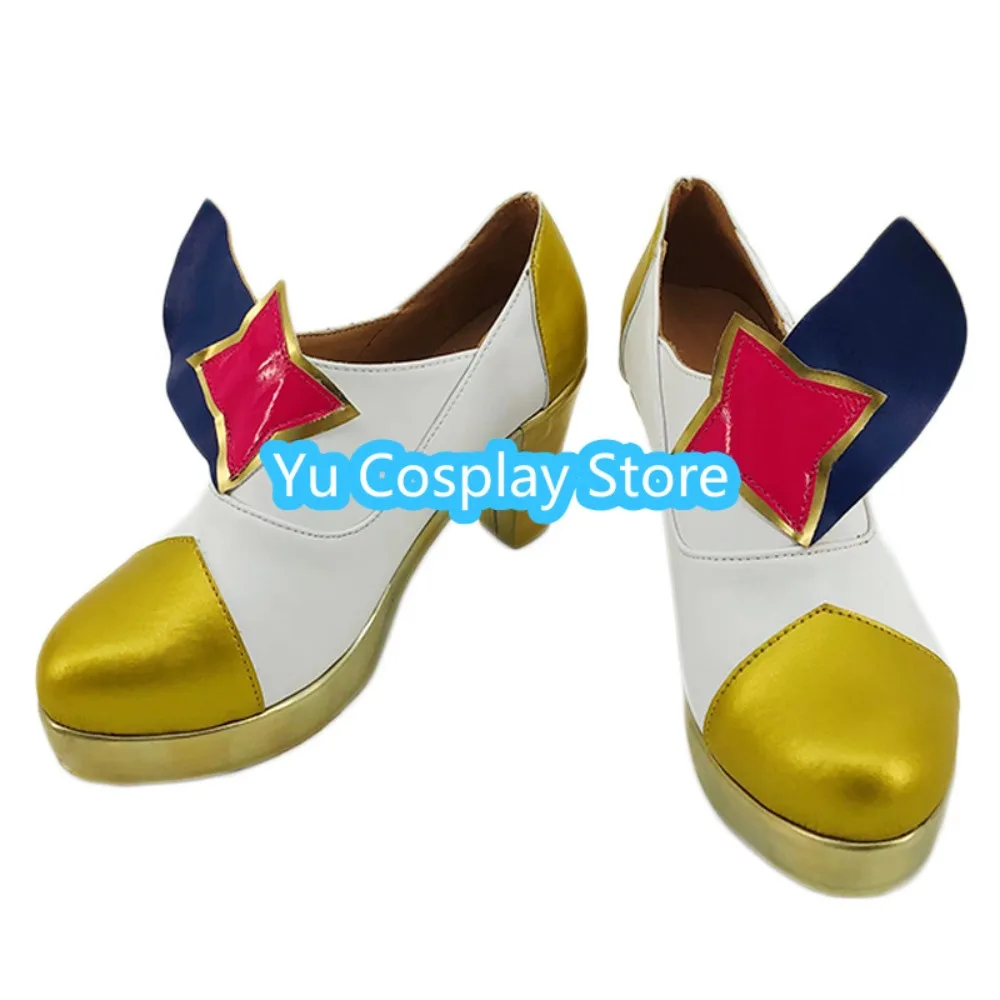 

Yu Косплей Магазин League Of Legends Star Guardian Ahri Обувь для косплея Аниме Обувь для косплея Сапоги Костюмы на Хэллоуин Реквизит