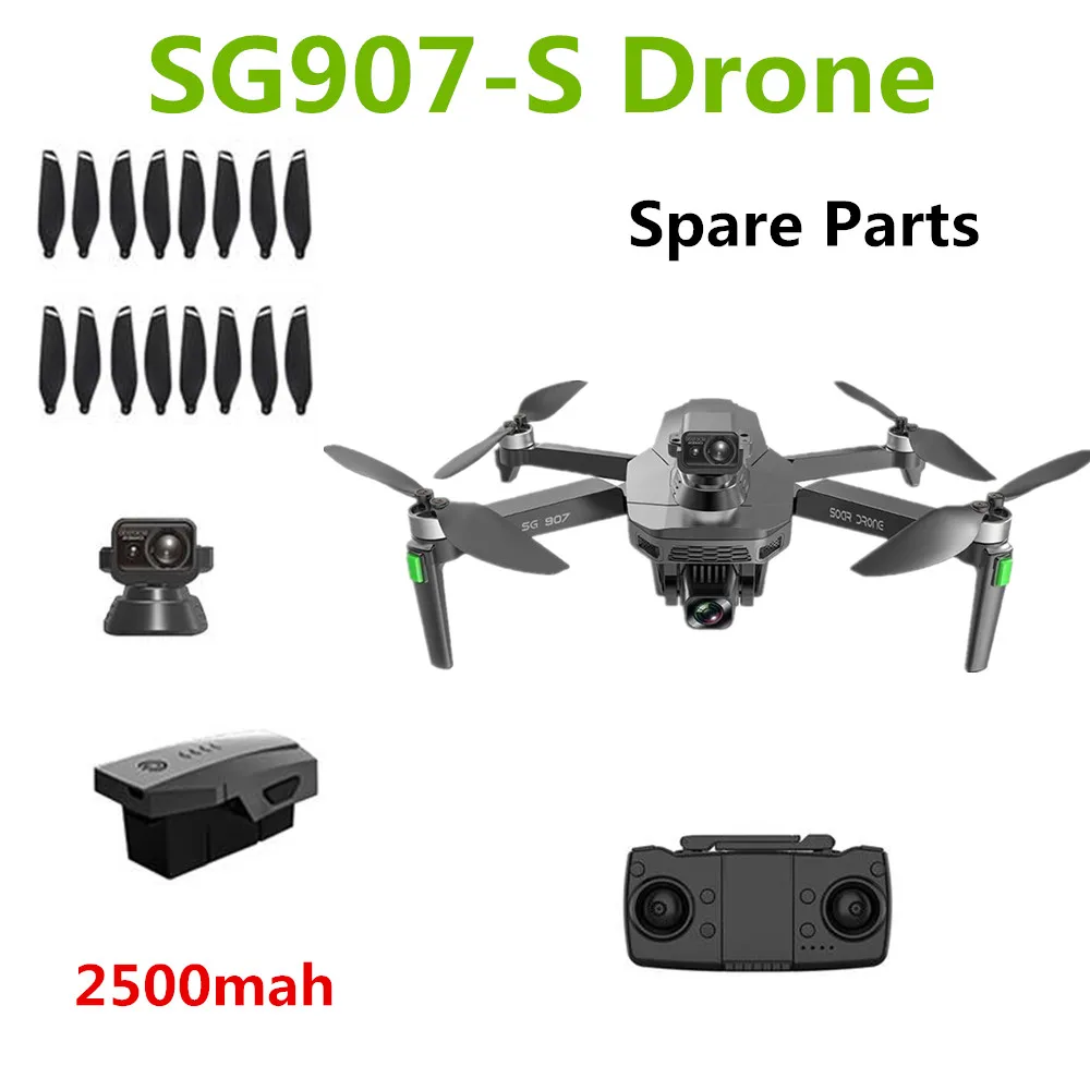 7.6V 2500mAh Battery / Remote Control / Propeller Maple Leaf For SG907-S RC Drone SG907-S  Drone Spare Parts