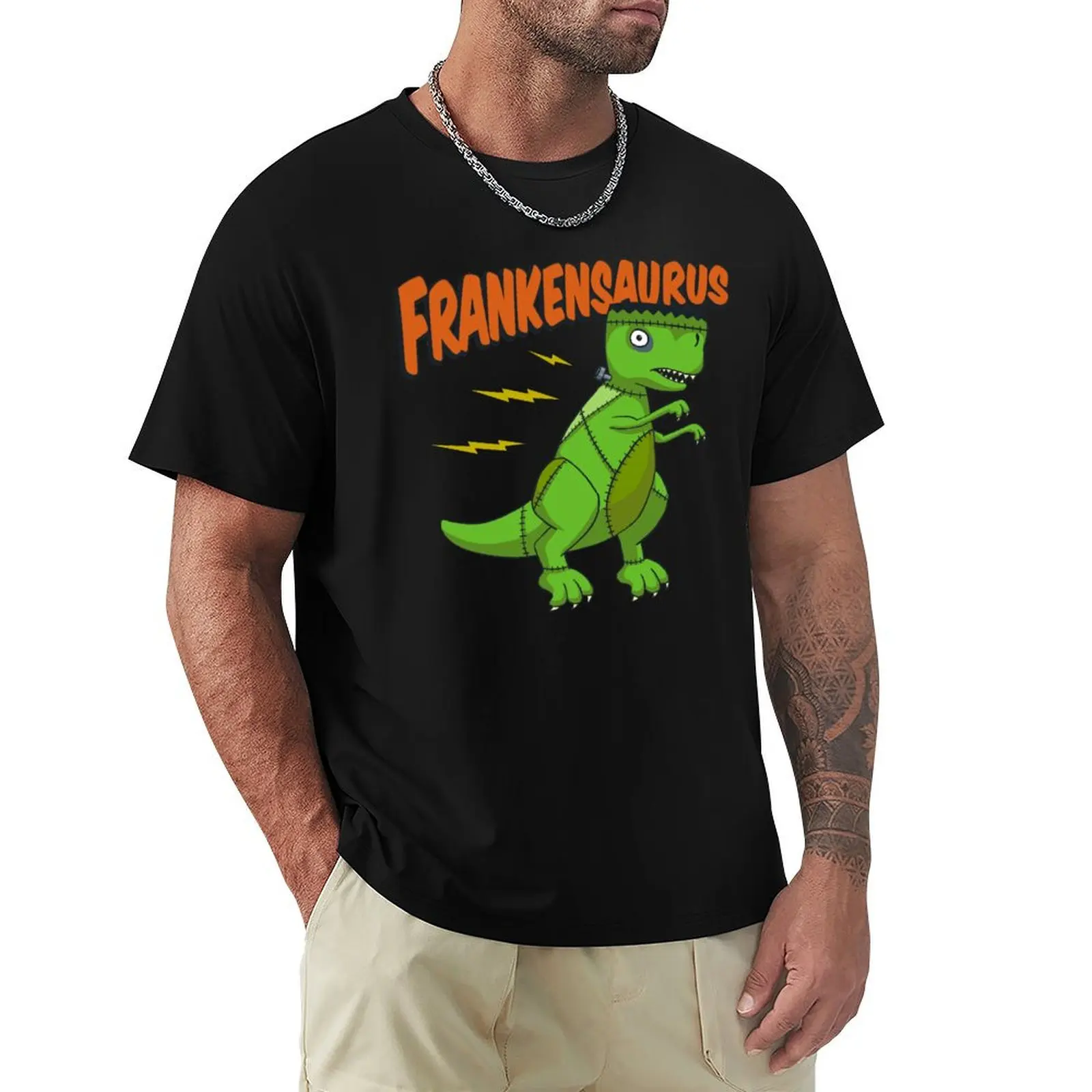 

Frankensaurus Funny Halloween Dinosaur T-Shirt Clothing Anime t-shirt quick drying mens clothes