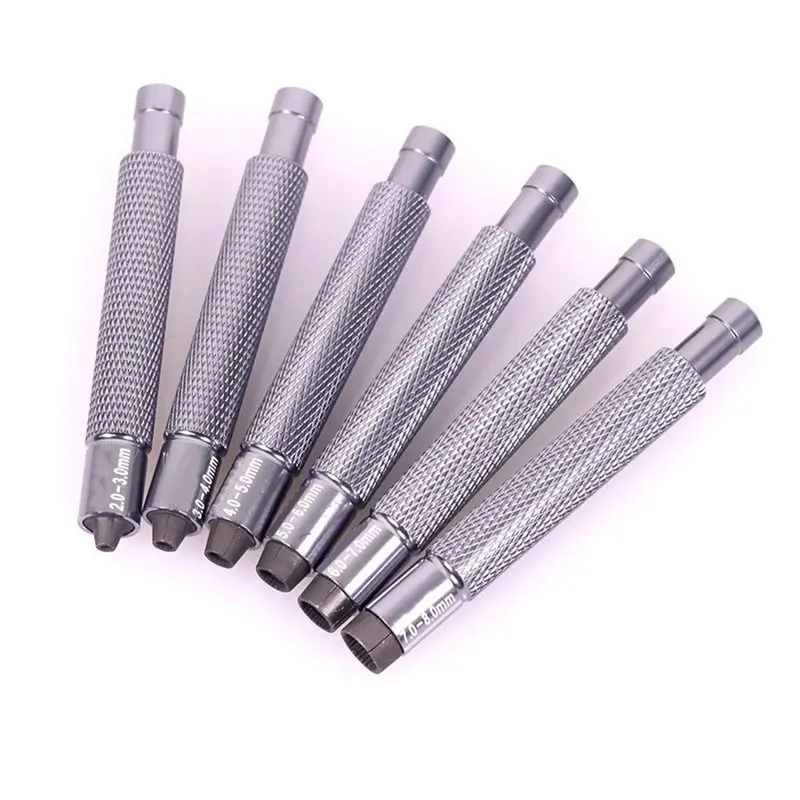 Mechanical Watch Winding Tool 6Pcs Crown Winding Set Manual Winding& Time Setting Functionality Watch Hand Adjustment Tool