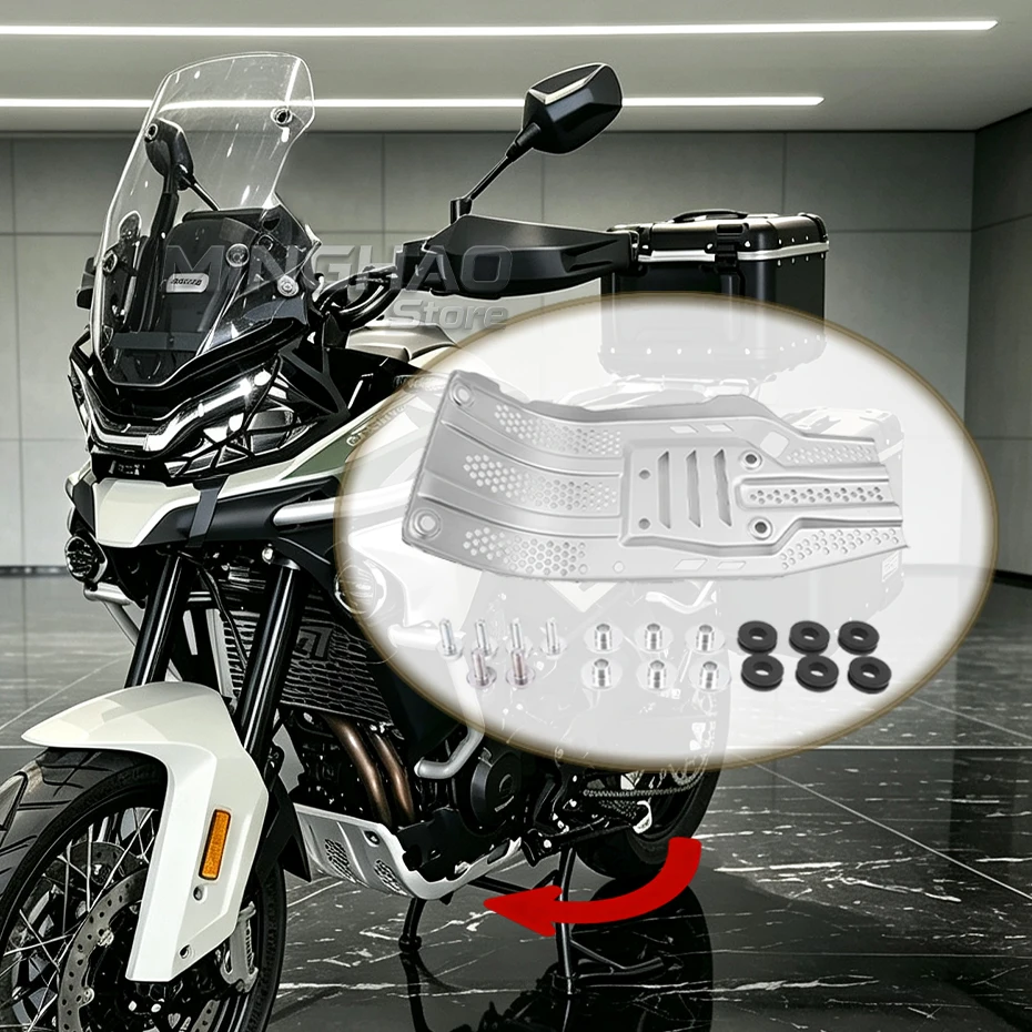 For CFMOTO 800MT Engine Lower Guard CF800-5 800 MT MT800 Engine Guard Protective Cover Motorcycle Original Parts