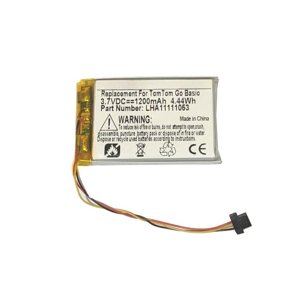 Para TomTom Go Basic GPS LHA11111053 AT6 batería