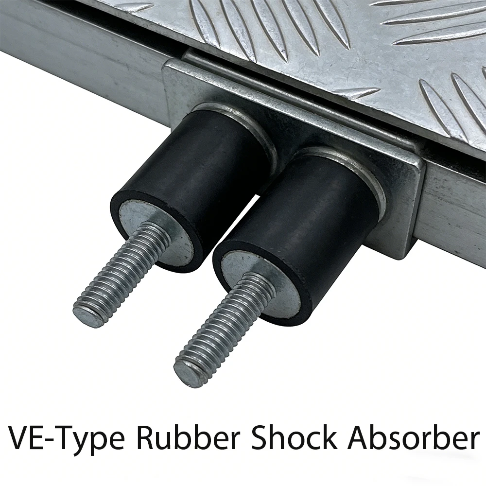 1Pcs M12 M16 M20 VE-Type Rubber Shock Absorber Single Thread Male-End Isolation Mount Damper Dia 60-150mm Crash Pad