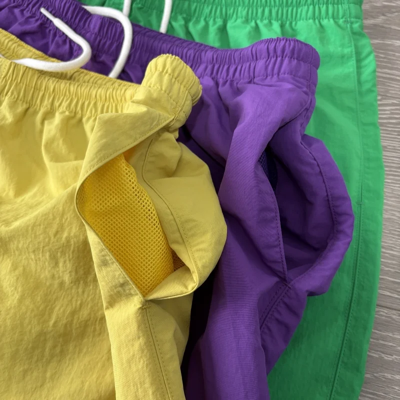 

JJJJ Simple Aesthetic Outdoor Functional Waterproof Lightweight Qui Dry Nylon orts ex Summer Dopane Color orts