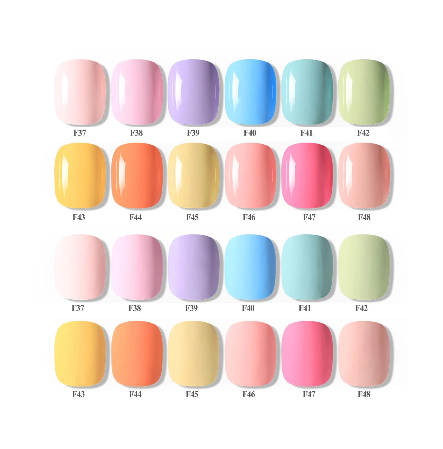 FZANEST Hema Free Nail Gel Polish Sweat Candy Color Soak Off LED UV Gel Nail Varnishes Pastel Color Nails OEM Nail Art Manicure