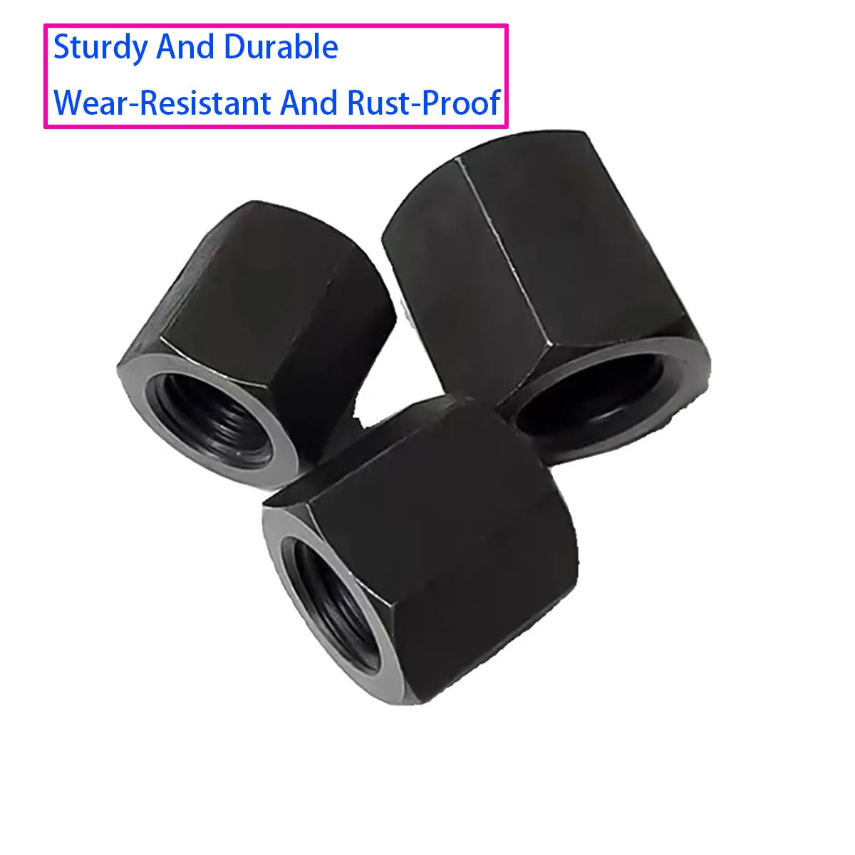 Carbon Steel T12-T45 Trapezoidal Lead Screw, Left/right Rotating Thread, Hexagonal Nut, Linear Axis, ACME Thread