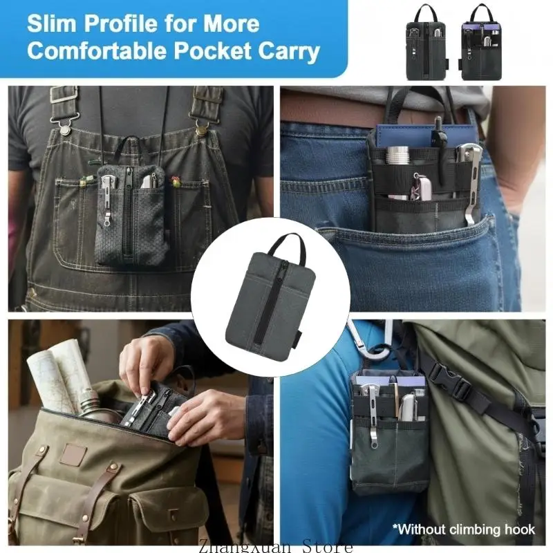 Vordertaschen-Organizer für Reisen und tägliche Taschenaufbewahrung, 3 x – Detail 9