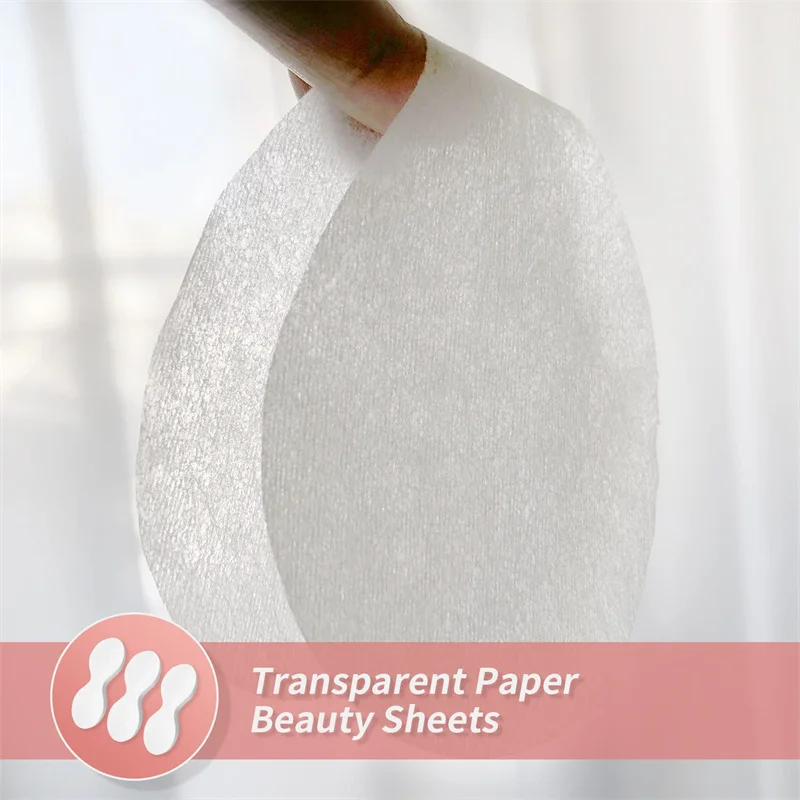 1000/500 Uds. Mascarilla de algodón para ojos, papel desechable DIY de algodón Natural, producto esencial, almohadillas ultrafinas para ojos, herramientas para el cuidado de la piel