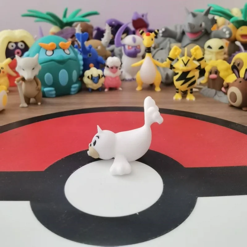 Anime Seel Dewgong Action Figure Proportion World 1:20 Diy 3D Printing Cartoon Character Desktop Statue Children Holiday Toy Gif