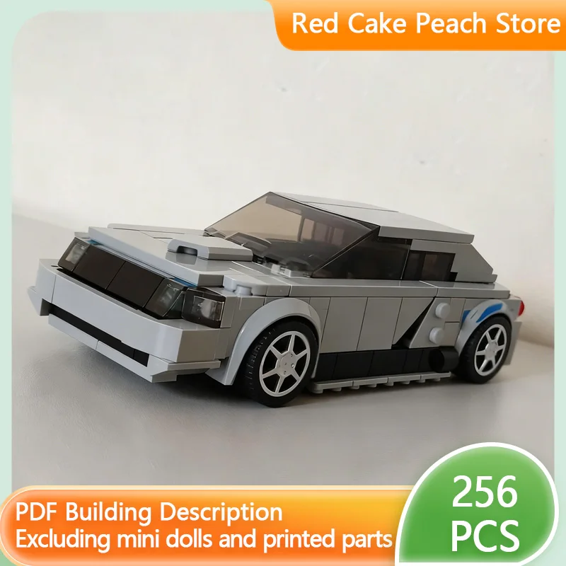 

Speed Racing Car Model MOC Building Bricks High-Performance Hatchback Modular Technology Children Holiday Gifts Assemble Toys