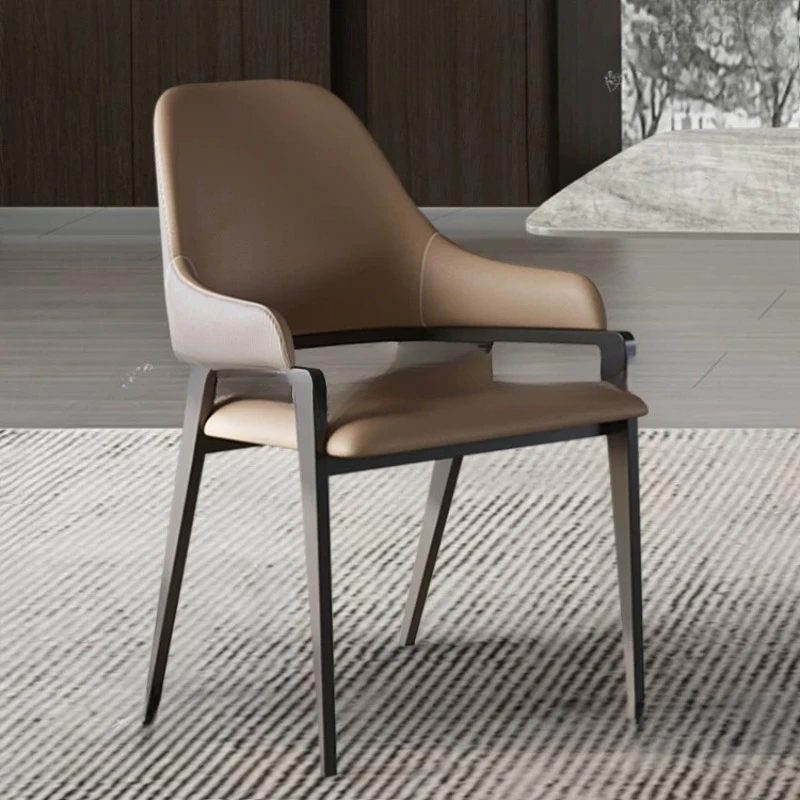 Replica Accent Salon Dining Chairs Mid Century Patio Hotel Throne Dining Chairs Luxury Mesas De Restaurante Kitchen Furniture